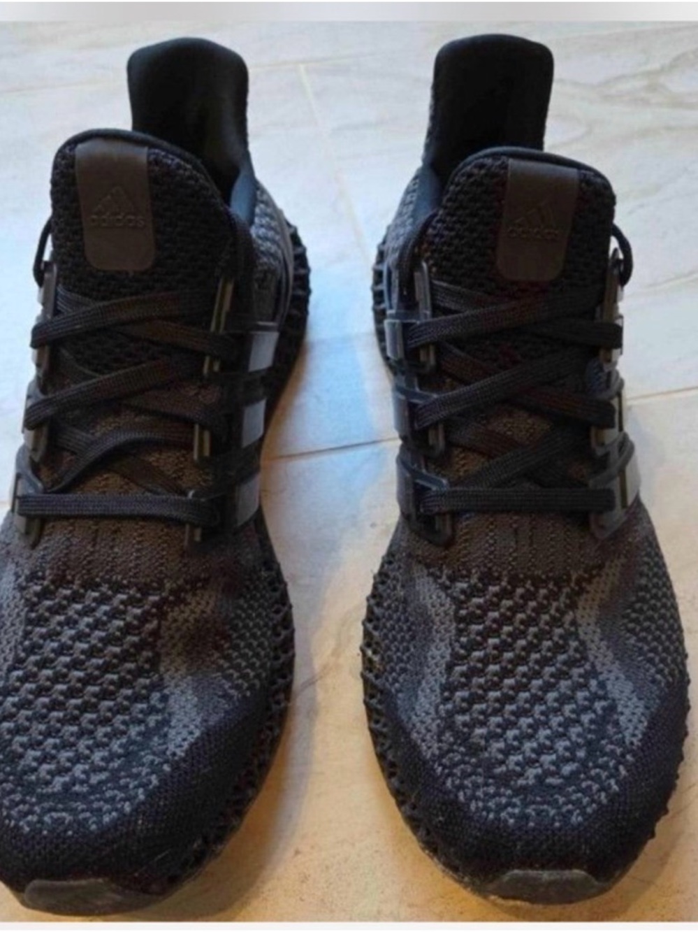 Men’s Adidas Black 4D size 10.5 - Picture 2 of 3